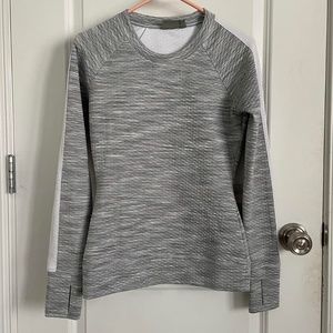 Athleta Space Dye Snowscape Long Sleeve Top